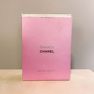 Chanel CHANCE eau de toilette 3.4 oz with box